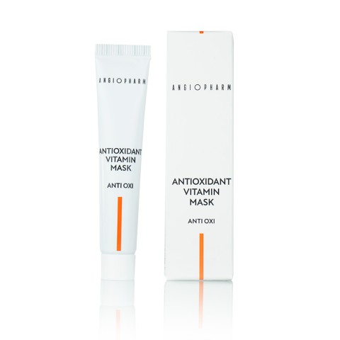 АНГИОФАРМ Миниатюра: Антиоксидантная маска с витаминами А,С,Е ANGIOPHARM ANTIOXIDANT VITAMIN MASK ANTI OXI, 7 мл.