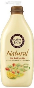Happy Bath Гель для душа с экстрактами фруктов Natural Body Wash, 200 мл