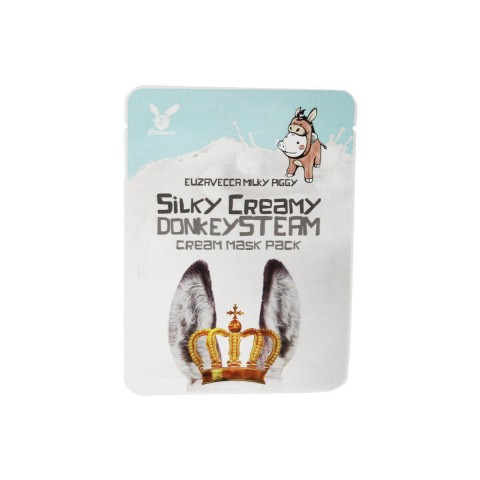 Elizavecca Тканевая маска с паровым кремом Silky Creamy Donkey Steam Cream Mask