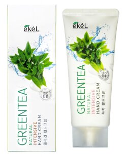 Ekel Интенсивный крем для рук с зеленым чаем Natural Intensive Hand Cream Green Tea