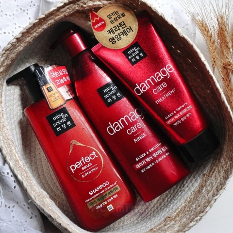 Кондиционер ополаскиватель для поврежденных волос Mise-en-Scene Damage Care Sleek and Smooth Rinse, 680 мл.