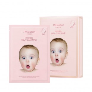 JMSOLUTION Гипоаллергенная тканевая маска для осветления кожи Pureness Mela Clear Mask