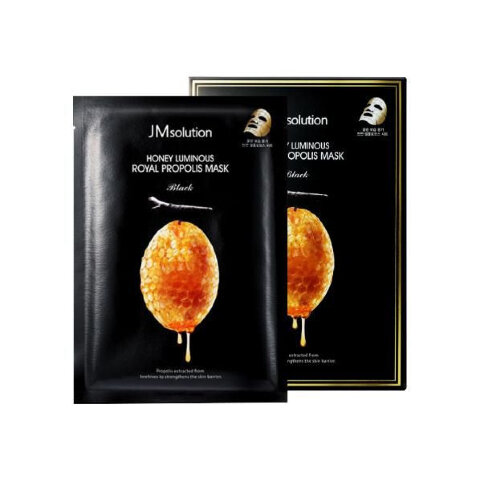 JMsolution Тканевая маска для лица с медом Honey Luminous Royal Propolis Mask