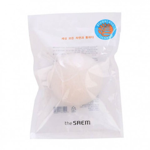 The Saem Спонж конняку для умывания 100% Konjaku Cleansing Spounge