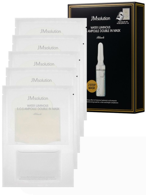 JMsolution Тканевая ампульная маска для лица Water Luminous SOS Ampoule Double In Mask