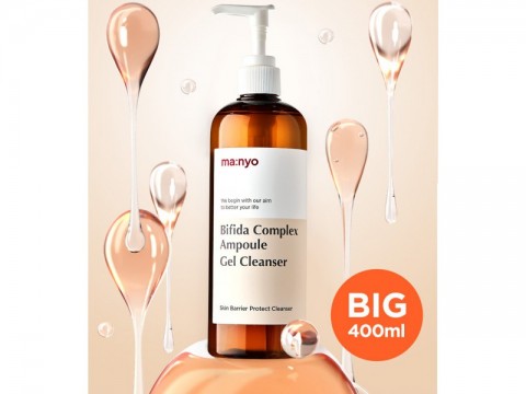 MA:NYO Гель для умывания на основе бифидо комплекса Bifida Complex Ampoule Gel Cleanser, 400 мл.