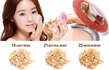 Увлажняющая пудра для лица Rivecowe Beyond Beauty Moisture Twoway Cake SPF 40 РА++, 23 тон