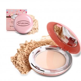 Выравнивающая пудра для лица Rivecowe Beyond Beauty SkinVolume Twoway Cake SPF 30 РА++, 23 тон