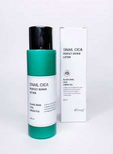 Esthetic House Лосьон для лица с муцином улитки и центеллой Snail Cica Perfect Repair Lotion