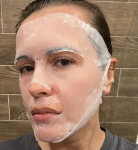 АНГИОФАРМ Набор тканевых масок для карбокситерапии ANGIOPHARM CARBOXY THERAPY MASK, 20 шт.