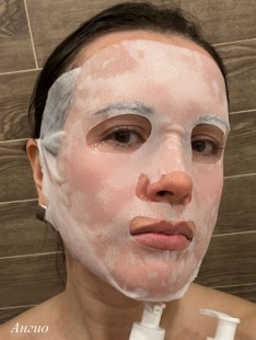 АНГИОФАРМ Набор тканевых масок для карбокситерапии ANGIOPHARM CARBOXY THERAPY MASK, 20 шт.