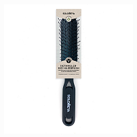 SOLOMEYA Расческа для распутывания сухих и влажных волос ЧЕРНАЯ Solomeya Detangler Hairbrush for Wet & Dry Hair Black Aesthetic, 1 шт
