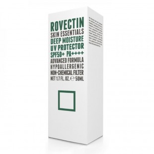 Rovectin Солнцезащитный глубоко увлажняющий крем для лица Skin Essentials Deep Moisture UV Protector SPF 50+ PA++++, 50 мл.