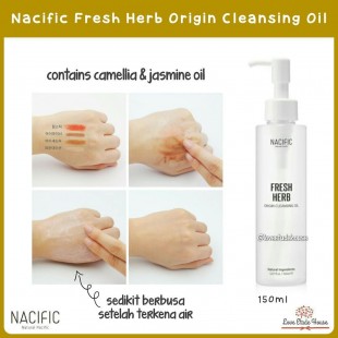 Nacific Гидрофильное масло для умывания со свежими травами Fresh Herb Origin Cleansing Oil, 150 мл.