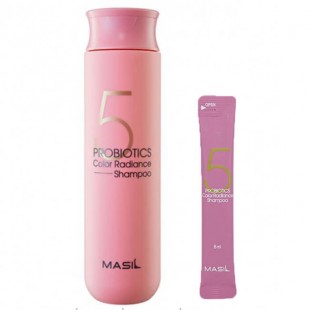 MASIL Шампунь для окрашенных волос с пробиотиками 5 Probiotics Color Radiance Shampoo Stick Pouch, 8 мл.