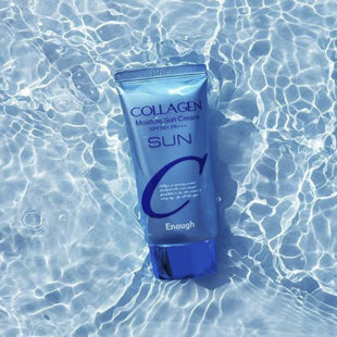Enough Солнцезащитный увлажняющий крем для лица с коллагеном Collagen Moisture Sun Cream SPF 50+ PA+++