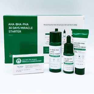 Some By Mi Набор для ухода за проблемной кожей с кислотами AHA-BHA-PHA 30 Days Miracle Starter SOME BY MI