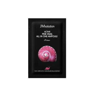 JMsolution Ампульная восстанавливающая сыворотка с улиткой Active Pink Snail All In One Ampoule