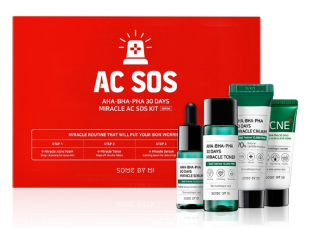 SOME BY MI Набор Мини-форматов для чувствительной кожи Aha-Bha-Pha 30 Days Miracle Ac S.O.S KIT