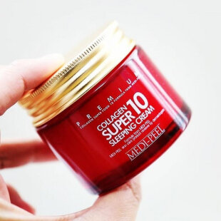 Medi-Peel Крем маска ночная для лица с коллагеном Collagen Super 10 Sleeping Cream, 70 мл