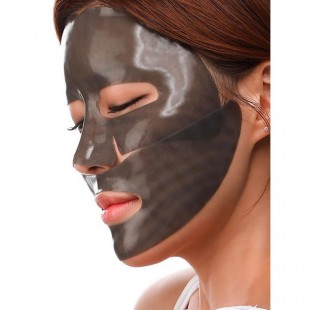 Petitfee Гидрогелевая маска для лица с золотом и жемчужной пудрой Black Pearl & Gold Hydrogel Mask Pack