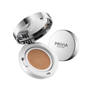 PRIVIA Восстанавливающий СС крем-кушон Privia All in one CC Cushion, Тон 23, со сменным блоком 14+14 гр.