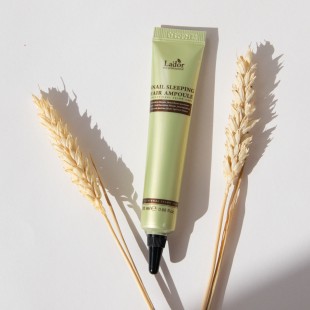 Интенсивная ночная сыворотка для волос Lador с улиткой Snail Sleeping Hair Ampoule, 20 мл.