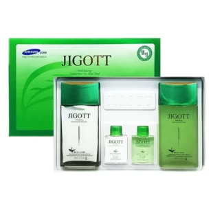 JIGOTT Мужской набор для лица с зеленым чаем WELL-BEING GREEN TEA HOMME SKIN CARE 2SET