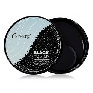 Esthetic House Гидрогелевые патчи для глаз с чёрной икрой Black Caviar Hydrogel Eye Patch, 60 шт.
