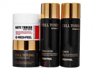 Medi-Peel Набор антивозрастной косметики для лица с лифтинг эффектом Cell Toxing Dermajours Trial Kit