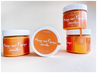 Сахарный скраб для тела Chambery с ароматом манго и папайи Mango & Papaya Smoothie, 300 мл.