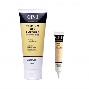 Esthetic House Несмываемая сыворотка для волос CP-1 с протеинами шелка Premium Silk Ampoule, 150 мл.