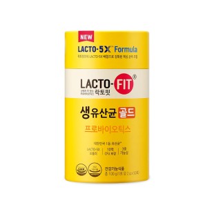 LACTO-FIT Лактофит Голд - пробиотики, пребиотики, корейский синбиотик нового поколения, бифидобактерии, лактобактерии GOLD 5X FORMULA, 50 саше