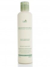 Lador Освежающий шампунь для волос с хной, кактусом и ментолом Pure Henna Shampoo, 200 мл.