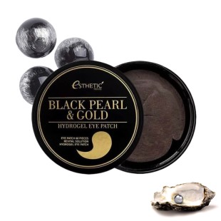 Esthetic House Гидрогелевые патчи для глаз с черным жемчугом и золотом Black Pearl & Gold Hydrogel Eye Patch, 60 шт.