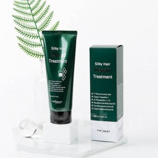 Восстанавливающий лечебный бальзам для волос Trimay Silky Hair Repair Treatment, 200 мл.