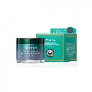 JMsolution Увлажняющая маска для лица с черным жемчугом Marine Luminous Black Pearl Wash Off Mask, 80 мл