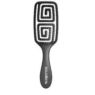 SOLOMEYA Расческа для сухих и влажных волос АРОМАТ ВИНОГРАДА прямоугольная Solomeya Wet Detangler Brush Rectangular Grape, 1 шт.