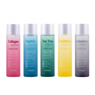 TRIMAY Питательный тонер для лица с коллагеном и розовой водой Collagen & Rose Water Nutrition Toner, 210 мл