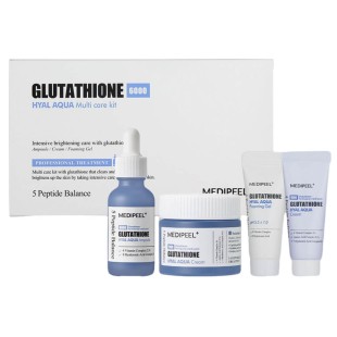 MEDI-PEEL Набор для лица с глутатионом для сияния кожи Glutathione Hyal Aqua Multi Care Kit, 30 мл +50 мл +15 мл * 2 шт