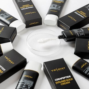 TRIMAY Антивозрастной крем для лица с керамидами и змеиным пептидом Cerapeptide Syn-Ake Gold Cream, 50 мл