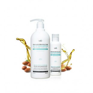 Lador Бесщелочной шампунь для поврежденных волос с коллагеном Damaged Protector Acid Shampoo, 150 мл.