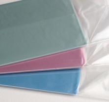 Подарочный пакет прозрачный с жёстким дном №2, цвет в ассортименте, 11*17*55 см