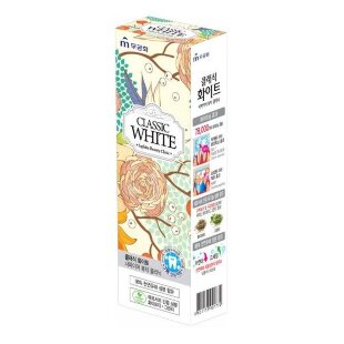 Mukunghwa Отбеливающая зубная паста с мятой и зеленым чаем Saphire Beauty Clinic Classic White