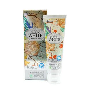Mukunghwa Отбеливающая зубная паста с мятой и зеленым чаем Saphire Beauty Clinic Classic White