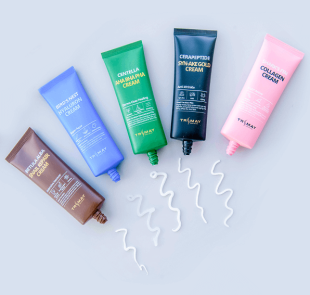 TRIMAY Обновляющий крем для лица с центеллой и кислотами AHA BHA PHA Centella Cream, 50 мл