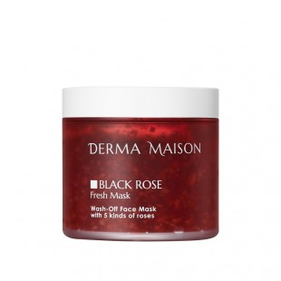 MEDI-PEEL Тонизирующая маска с экстрактом розы и комплексом ферментов Derma Maison Black Rose, 230 гр.