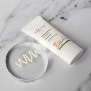 MARY & MAY Успокаивающий солнцезащитный крем с центеллой Cica Soothing Sun Cream SPF 50+PA++++, 50 мл