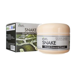 EKELКрем для лица со змеиным пептидом Антивозрастной Ample Intensive Cream Snake, 100 мл