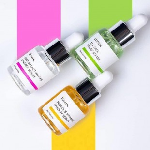 iUnik Набор сывороток для лица с галактомисисом зеленым чаем прополисом Daily Serum Trial Kit